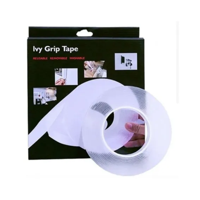 Ivy Gipe - Cinta Adhesiva Doble Contacto Fuerte Transparente