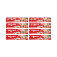 Pack 8 Pasta Dental Colgate Kids Sabor Frutilla 50G