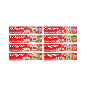 Pack 8 Pasta Dental Colgate Kids Sabor Frutilla 50G