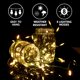 thumbnail image 5 of Luces LED navideñas Joiedomi de 9,6 m, funcionan con pilas, 8 modos, 5 of 6