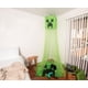 thumbnail image 5 of Cortinas con dosel de cama Minecraft Green Creeper para dormitorio infantil, 5 of 7