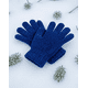 thumbnail image 2 of Guantes Chenille Azul Marino Adulto Invierno Unisex, 2 of 6