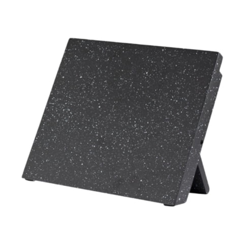 Magideal - Soporte De Cuchillo Plegable Modernos Multifuncionales Decoración De Cocina Universal Organizador De Cuchillos De Cocina Para Encimera De Restaurantes Blanco Negro