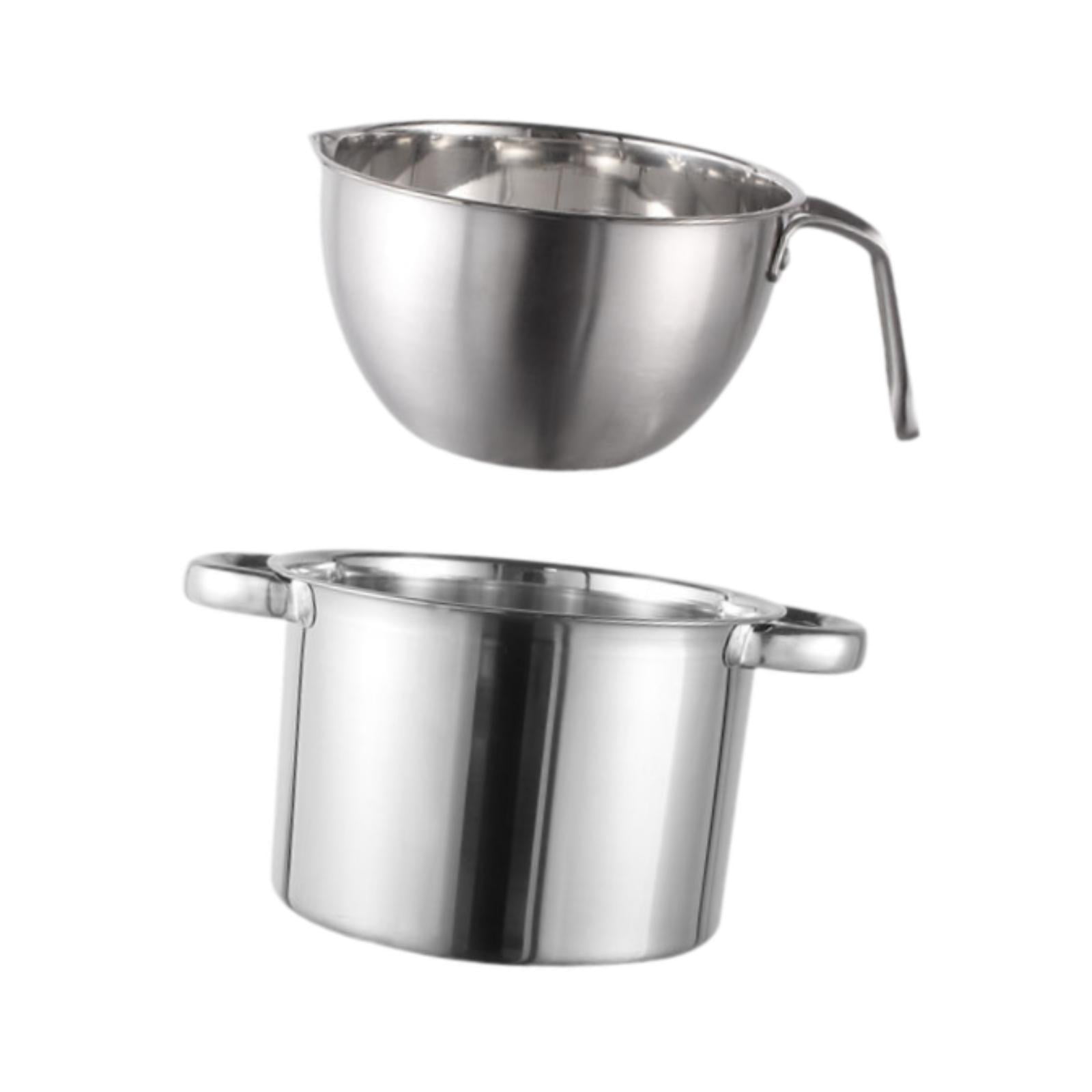 Magideal - Olla Para Baño María Olla Para Baño María Utensilios De Cocina Esenciales Recipiente Para Derretir De Fondo Plano Olla Para Baño María Para Caramelos Maceta De 20 Cm