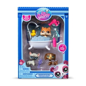 Basic Fun Inc - Juguetes Littlest Pet Shop Grooming Spa Themed Play Pack