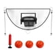 thumbnail image 1 of Mini Trampolín Aro De Baloncesto Impermeable Fácil Instalación Estante De Baloncesto Blanco, 1 of 3