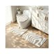 thumbnail image 2 of Set de Baño Relieve Cojunto de 3 piezas Beige Blanco, 2 of 3