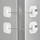 thumbnail image 2 of Cerradura De Refrigerador Cerradura De Refrigerador Pesada Cerradura De Combinación Para Armarios De Refrigerador Cajones Seguridad Fácil Instalación No Se Necesitan Llaves (blanco 2pac, 2 of 3