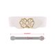 thumbnail image 3 of Cinturones elásticos con hebilla de corazón para mujeres INSPIRE CHIC, cinturón elástico con hebilla de interbloqueo para vestidos, talla única, blanco, 3 of 6