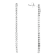 thumbnail image 1 of Aros Plata 925 Cadena Circones Tenis Brillo Fiesta Elegante, 1 of 3