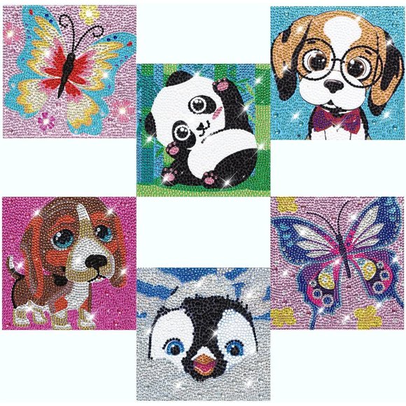 Kit de Pintura Diamante 5D CHWGLFGG, 6 Piezas de 6 x 6 Pulgadas