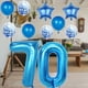 thumbnail image 4 of Artículos de fiesta para decoración de 47 cumpleaños de XLOOD, color azul, 4 of 5