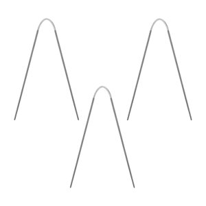 Magideal - 3 Uds. Agujas De Tejer Con Cable Circular Para El Hogar Con Proyectos De Doble Punta, Agujas De Tejer Diy Para Adultos Para Manta, Suéter, Mangas, , 3,5 Mm 35 Mm