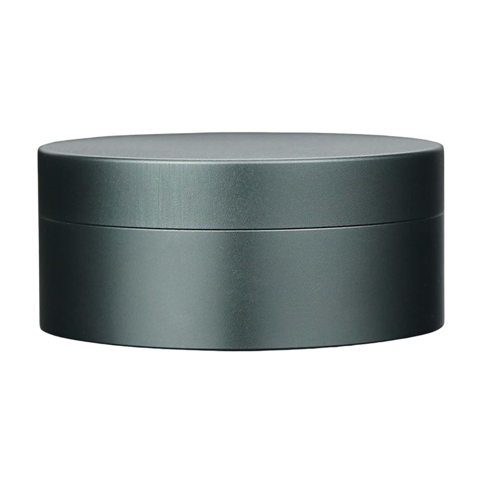 Ioensy - Contenedor De Almacenamiento Cajas De Bálsamo Labial Cosmético Multiusos Mini Tarros Resistentes Al Agua Gris Acero 5 Cm