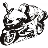 Rienda Libre Graphics - Decomural Sports Motorbike Motorsports Ws-18354