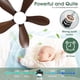 thumbnail image 2 of Ventilador de techo Kviflon 8010Wood de 30 pulgadas con LED y control por app, 2 of 3