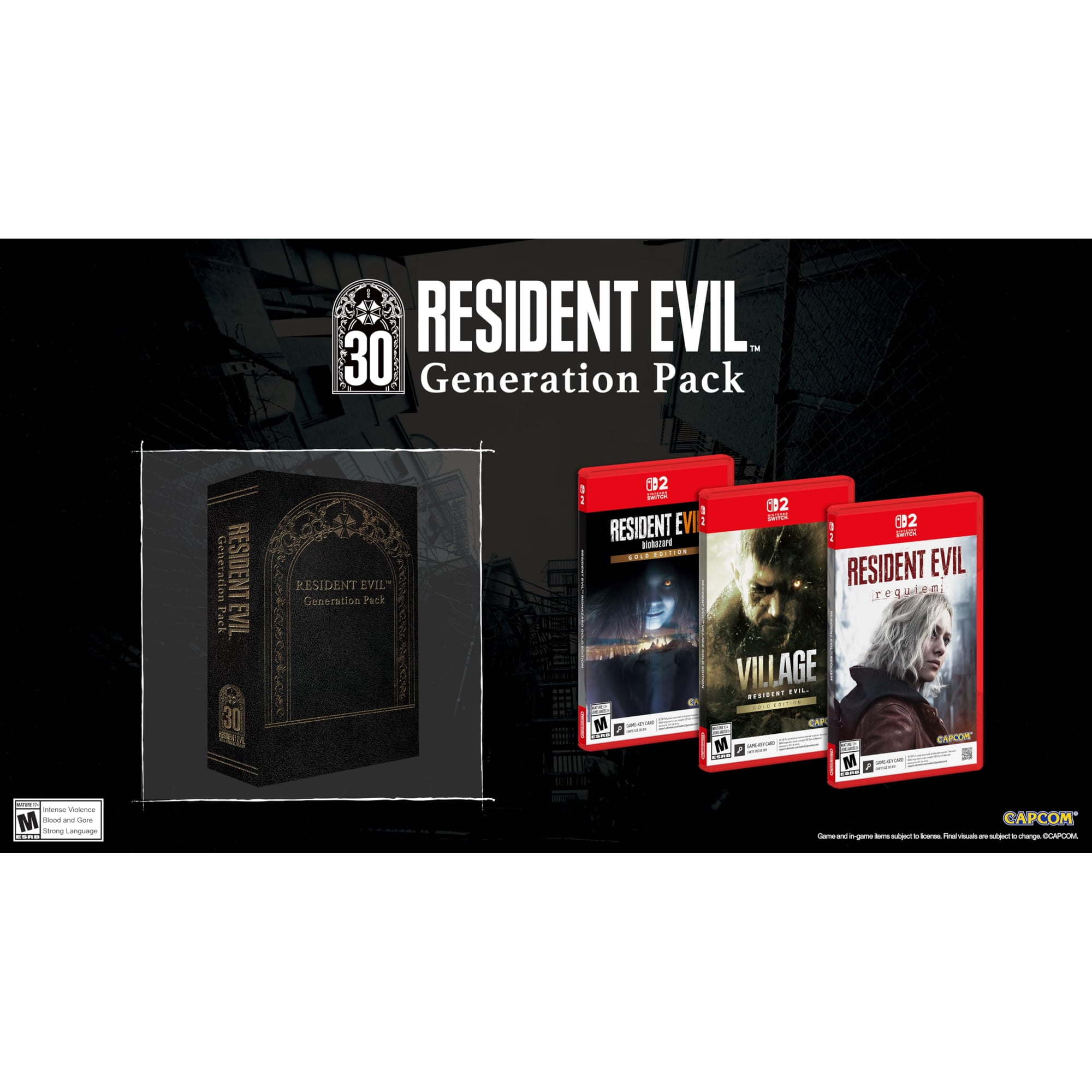 Capcom Resident Evil Generation Pack para Nintendo Switch 2 | Lider