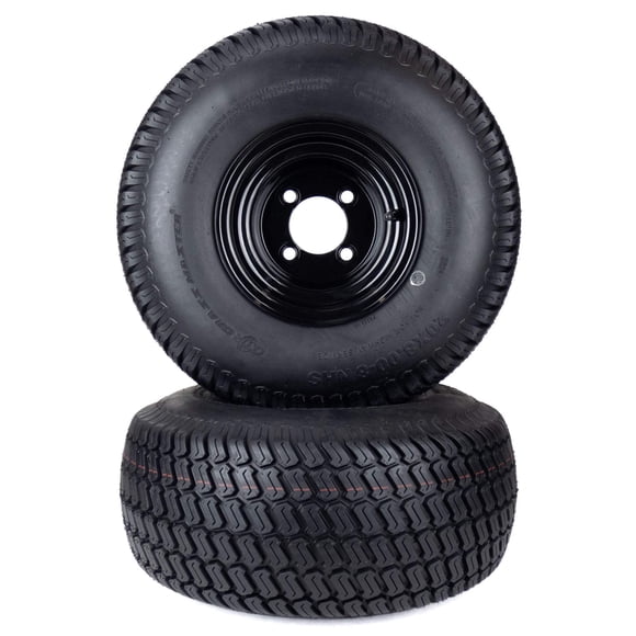 Conjuntos de neumáticos para césped MowerPartsGroup 20x8.00-8, 4 lonas