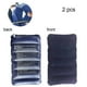 thumbnail image 2 of Almohada inflable, paquete de 2, compresible, cómoda, inflable, flocada, para siestas, soporte ergonómico para cuello y zona lumbar, ideal para camping, oficina, viajes, coche, vuelo., 2 of 8