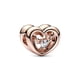 thumbnail image 2 of Charm Pandora Radiant Heart & Floating Stone, 2 of 2