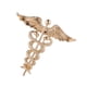 thumbnail image 2 of Hombres Alas De ángel Traje Broche Insignia Pines Collar Solapa Ramillete Dorado, 2 of 3