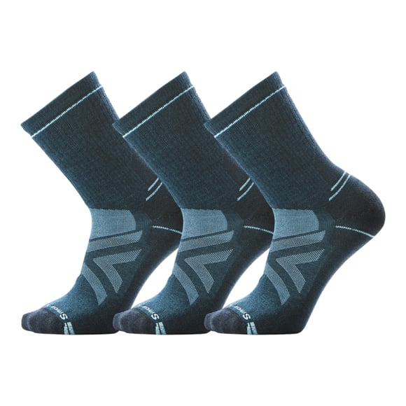 Calcetines Smartwool Hike Crew Azul Crepúsculo - Pack de 3 pares