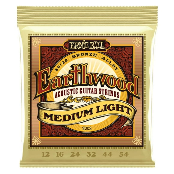 Cuerdas Para Guitarra Acústica Ernie Ball Earthwood P02003, 12-54