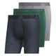 thumbnail image 1 of Calzoncillos bóxer Adidas para hombre, paquete de 3, Ghost Legend Ink-Tech, índigo/verde colegial/gris/microfibra, XL, 1 of 3