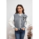 thumbnail image 4 of Chaqueta Corta Universitaria Mujer Gruesa Forro Piel Bolsillos 7582, 4 of 4