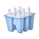 thumbnail image 2 of Molde De Silicona Para Hacer Paletas De Hielo Molde Para Paletas De Helado Moldes Congelados 6 Celdas Azul, 2 of 3