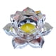 thumbnail image 1 of Portavela de vidrio flor de loto transparente, 1 of 3