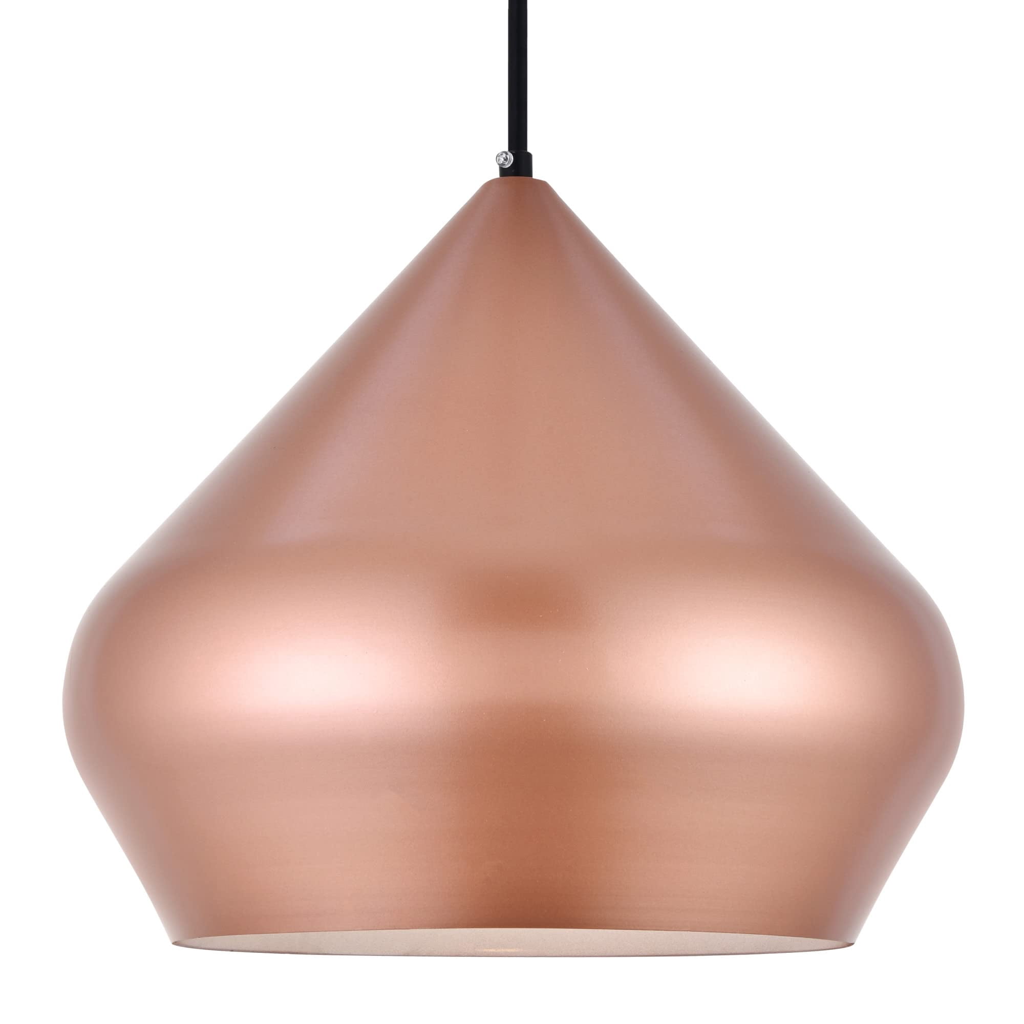 Lámpara Colgante Living District Axiom Color Miel Dorado 35 Cm 110 V