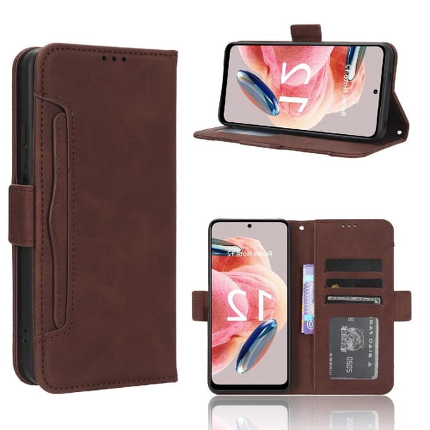 Funda Cartera Magnética para Xiaomi Redmi Note 12 4G- Tarjetero Desmontable, Cuero PU, Soporte