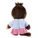 thumbnail image 3 of Peluche Monchhichi 20 cm Niña con Falda, 3 of 6