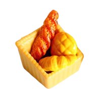 Magideal - Casa De Muñecas A Escala 1:12 De 4 Cuentas, Mini Modelos De Pan Artificial, Accesorios De Fotografía, Decoración De Estilo Francés, Accesorios