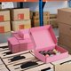 thumbnail image 5 of Juego de 25 cajas de envío Yidomto 23x15x5 cm rosa, 5 of 6