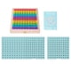 thumbnail image 1 of Madera Montessori Math Hundred Board Con Juego De Mesa De Conteo De Cartas Para Niños, 1 of 5