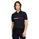 thumbnail image 1 of Polo Tommy Hilfiger en piqué de algodón con estampado de bandera azul marino XS, 1 of 2