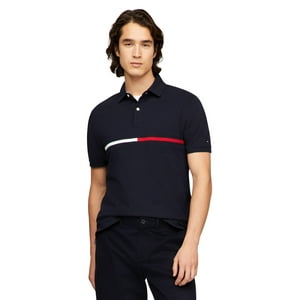 Polo Tommy Hilfiger Flag Pride Para Hombre, Corte Personalizado