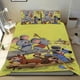thumbnail image 1 of Pixie y Dixie y el Sr. Jinks Conjunto de sábanas temático, trío de piezas, cómodo y amigable con la piel, diseño único, regalo de decoración para el hogar para familiares, amigos y fans,140cm *210cm, 1 of 6