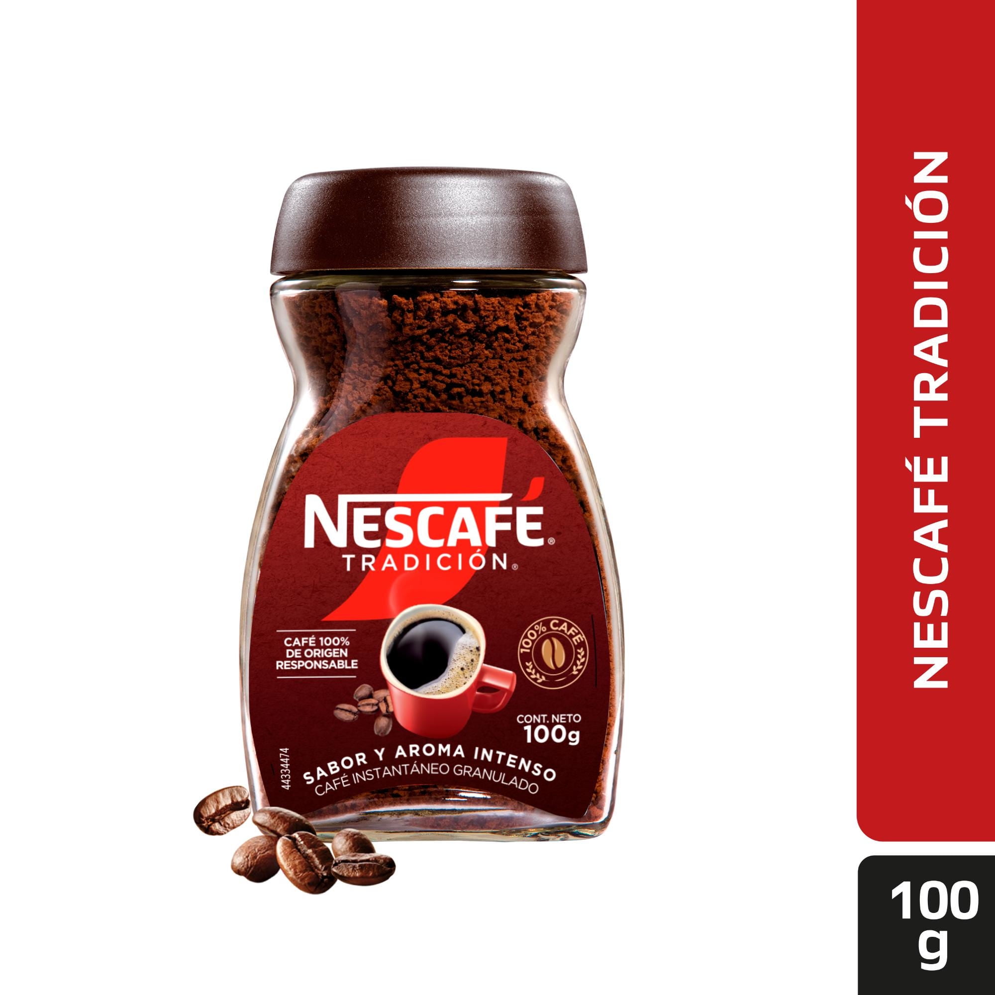 Café Instantáneo Tradición Granulado Frasco 100 gr Nescafé