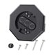 thumbnail image 5 of Bloque De Montaje De Revestimiento Kit De Placa De Montaje Para Exteriores Bloque De Montaje De Luz De Revestimiento Negro, 5 of 5
