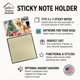 thumbnail image 3 of Dispensador recargable con soporte para notas adhesivas Golden Retriever, 3 of 7