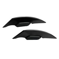 Magideal - Alerón Lateral De Para Motocicleta, 2 Uds., Accesorio De Modificación Universal, De Ala Fijas Para La Mayoría De , Negro
