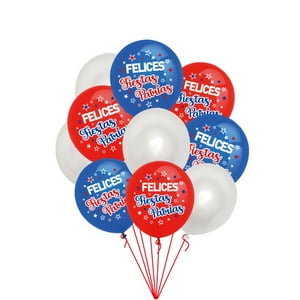 Genérico - Set De Globos Metalizados Diseño Fiestas Patrias 10 Pzas