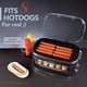 thumbnail image 2 of Asador giratorio para hot dogs y tostador de pan Kusini para 8 hot dogs, 2 of 7