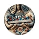 thumbnail image 1 of Circular acrílico 2D Última Cena Jesús cuadro de pared decoración colgante arte de la pared adorno colgante diámetro 7,8 pulgadas para salas de estar, 1 of 5