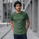 thumbnail image 2 of Polera 100 % Algodón Manga Corta Básica 170 Grs. Verde Pino, 2 of 10