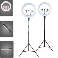 Genérico - Pack X2 Aro De Luz Profesional Mas Tripode 2.10 Metros