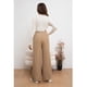 thumbnail image 4 of Pantalón Mujer Bolsillo Botones Pierna Ancha Wide Leg Cotele 7130, 4 of 4